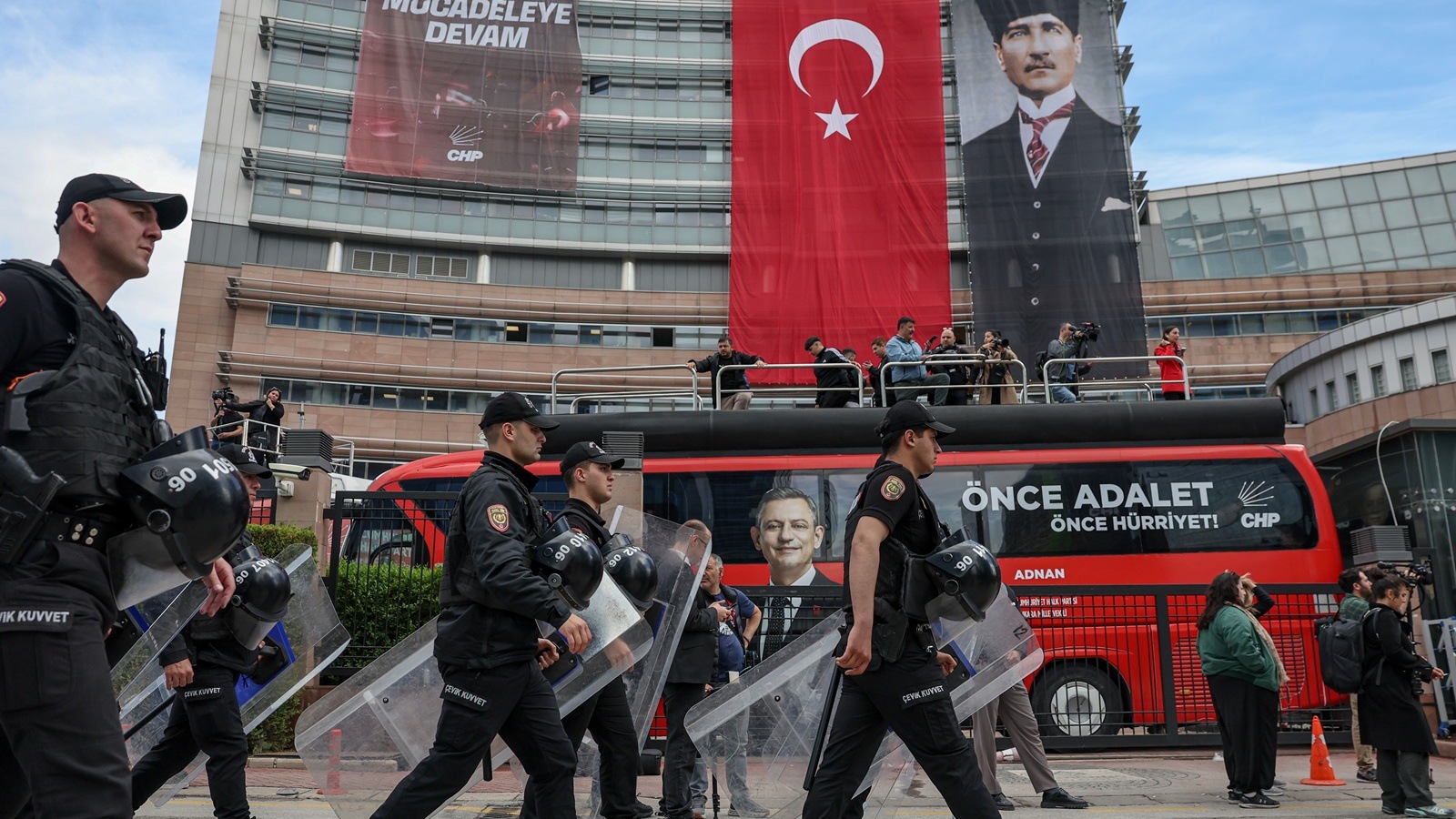 Tear gas and rubber bullets: Turkey’s main opposition ousted from HQ after dramatic 3-day standoff | World News