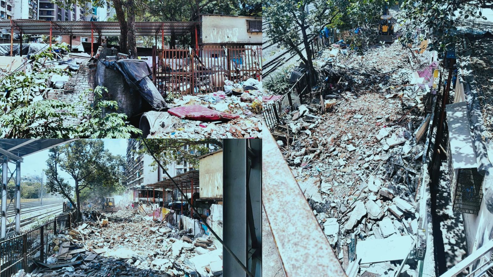 Western Railway clears 1,500 sq m of encroached land in Malad after Bombay High Court nod | Mumbai News
