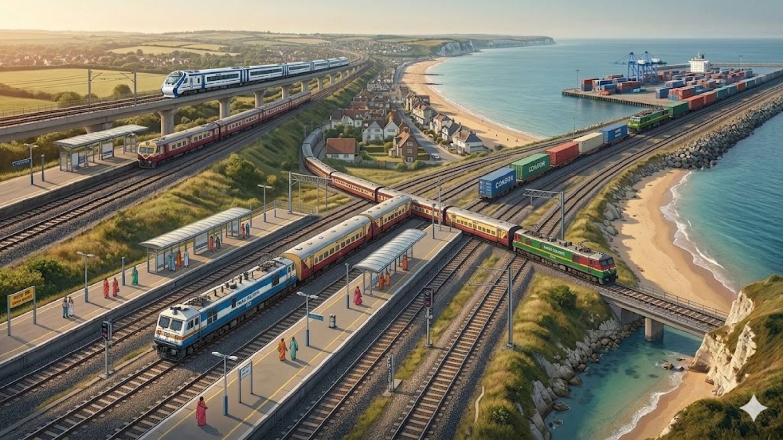 How divisions, routes and train operations will change