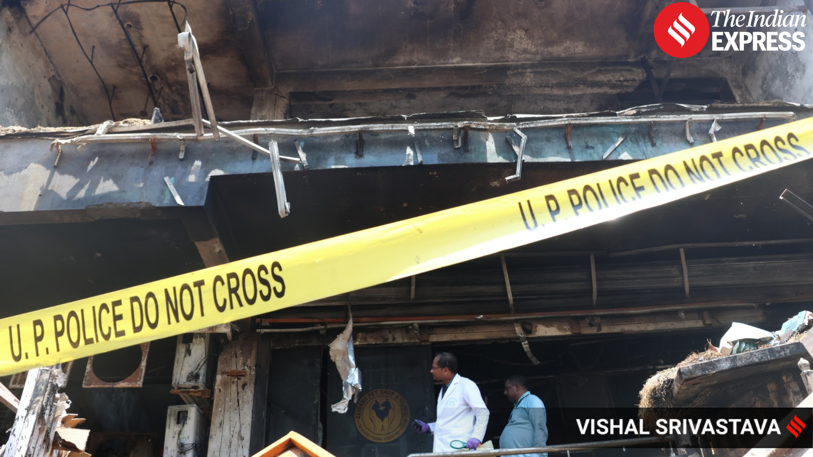 Locked sprawling house, wary neighbours: Co-owner of commercial building at centre of Lucknow fire probe | Lucknow News