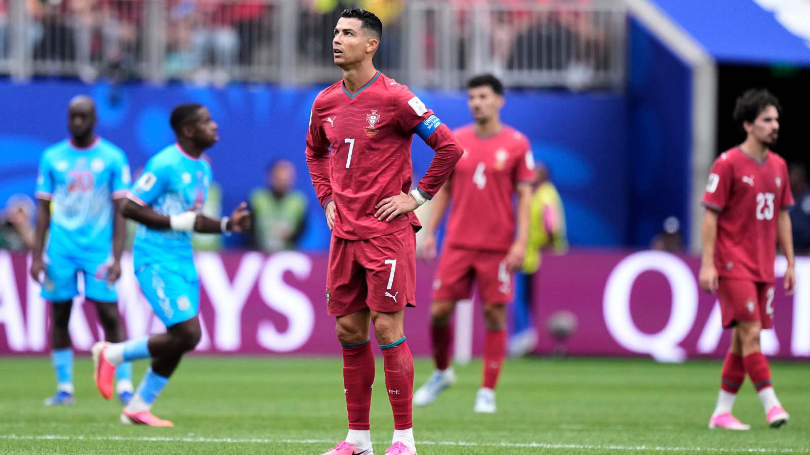 Ronaldo signals to press at training as Portugal count the cost of DR Congo draw