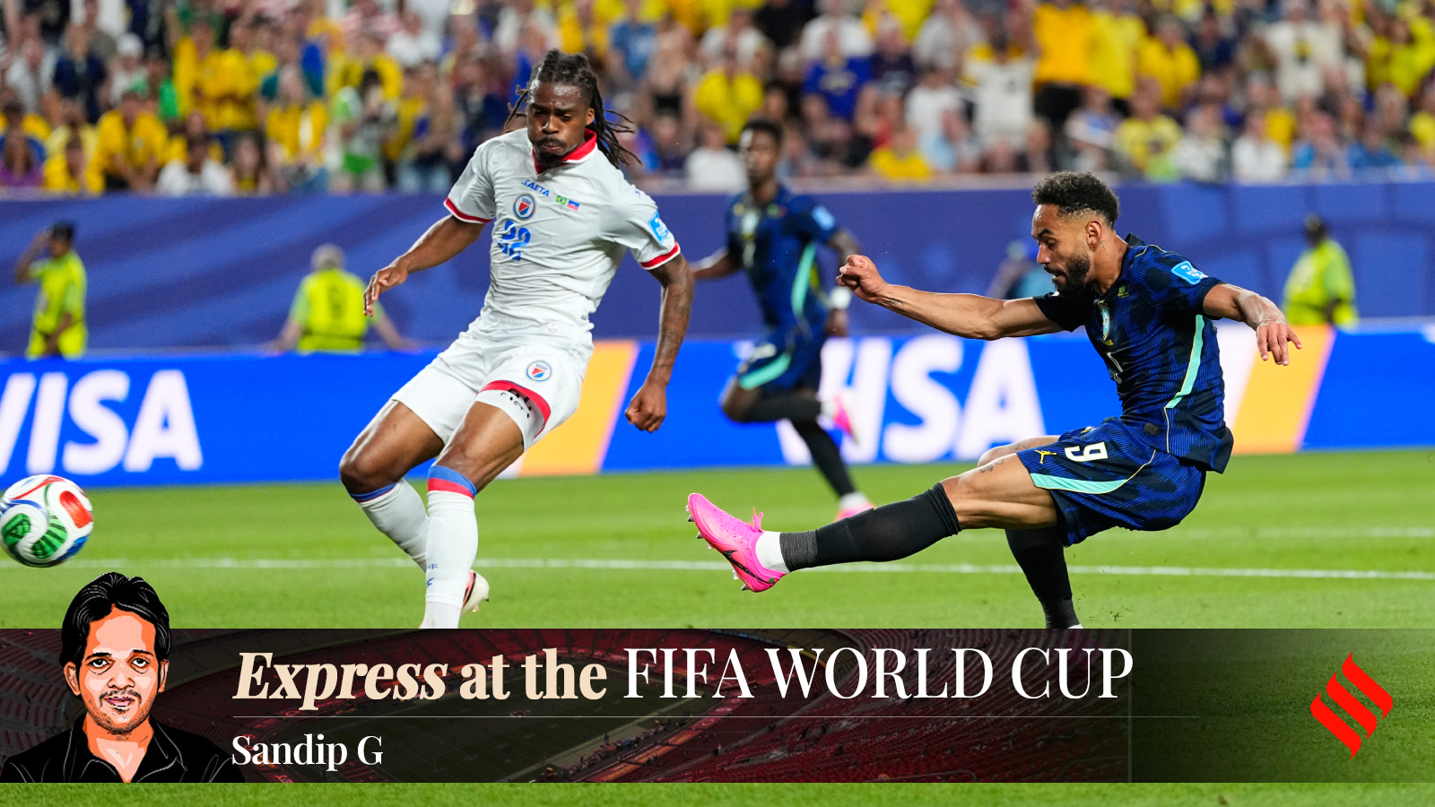 Dancing Cunha’s twinkling feet sets imperfect Brazil rolling