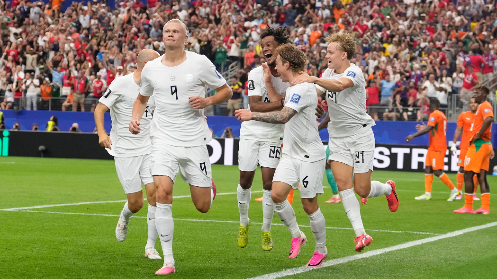 Late Erling Haaland winner takes Norway past Ivory Coast and into last 16