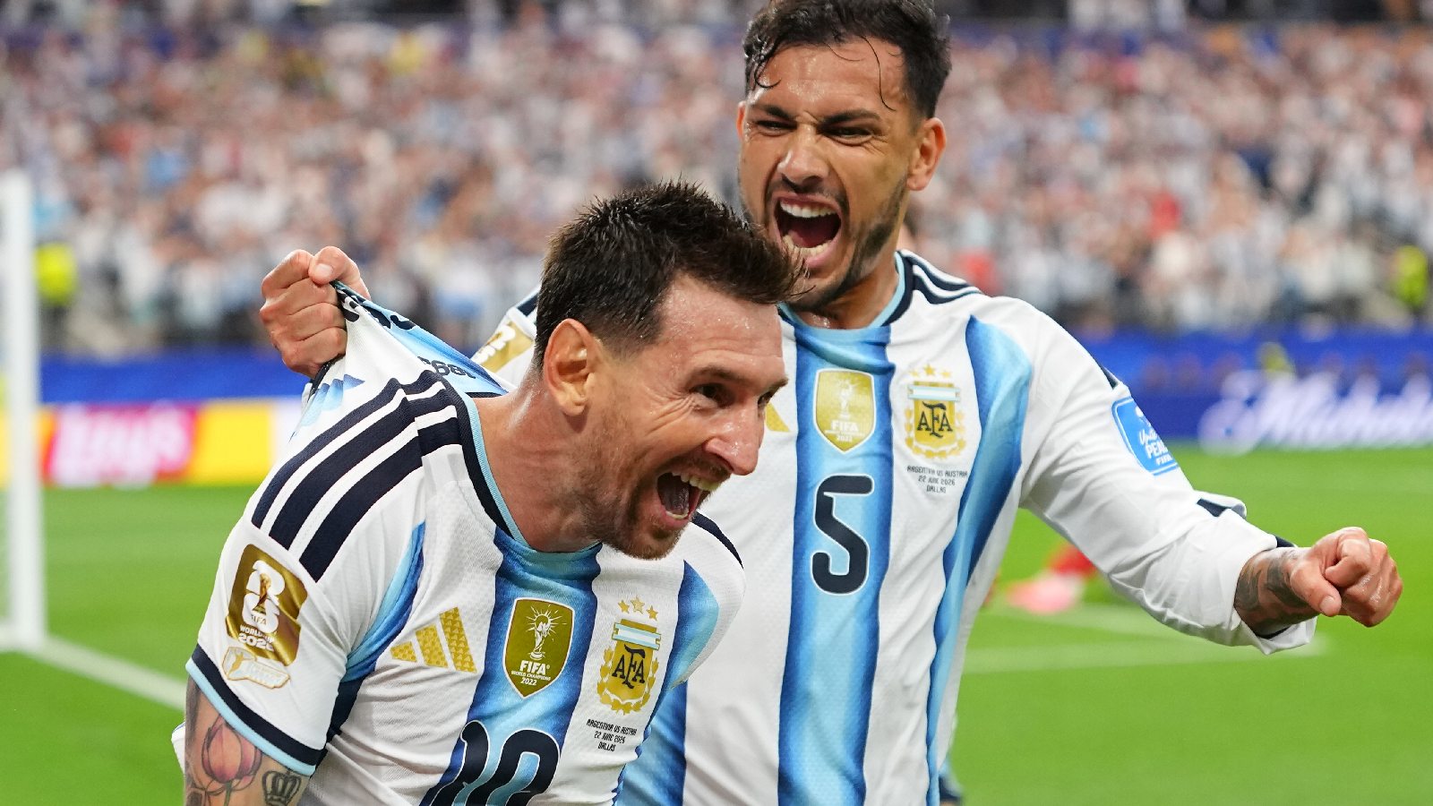 Messi missed the penalty. Then scored twice. Argentina are through