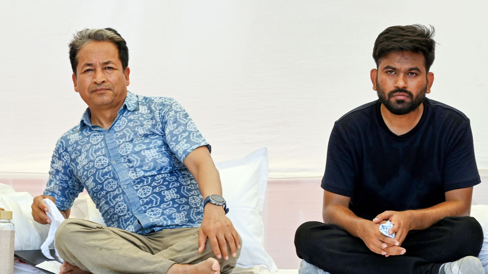 Sonam Wangchuk launches hunger strike at Jantar Mantar in support of CJP protest