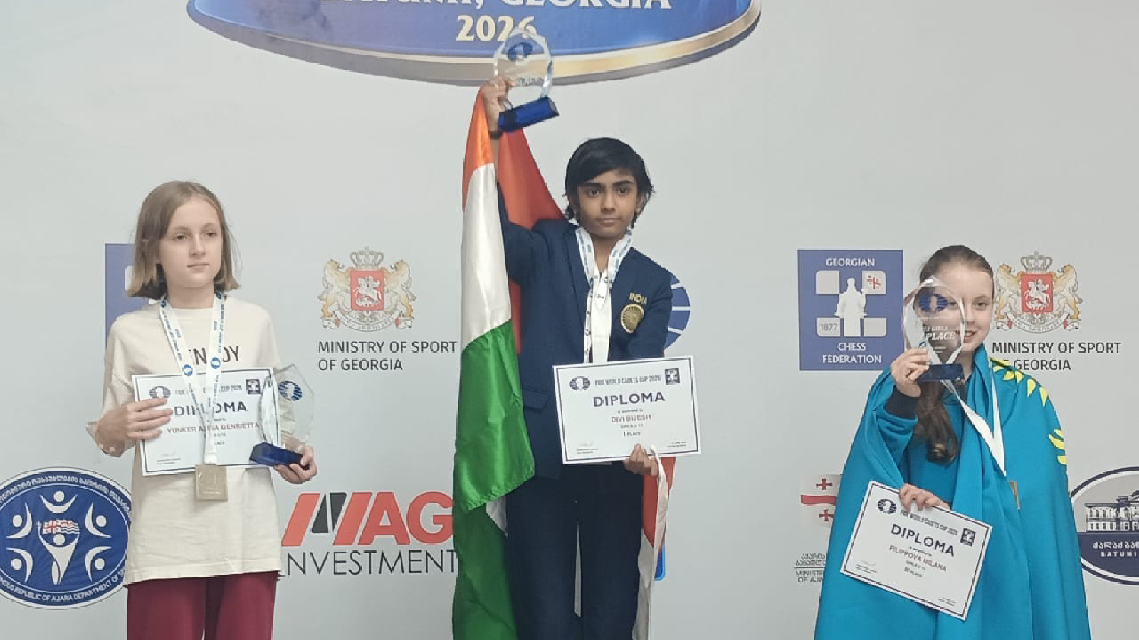 From 21st place to U12 World Cup winner: Divi Bijesh’s epic chess comeback | Chess News