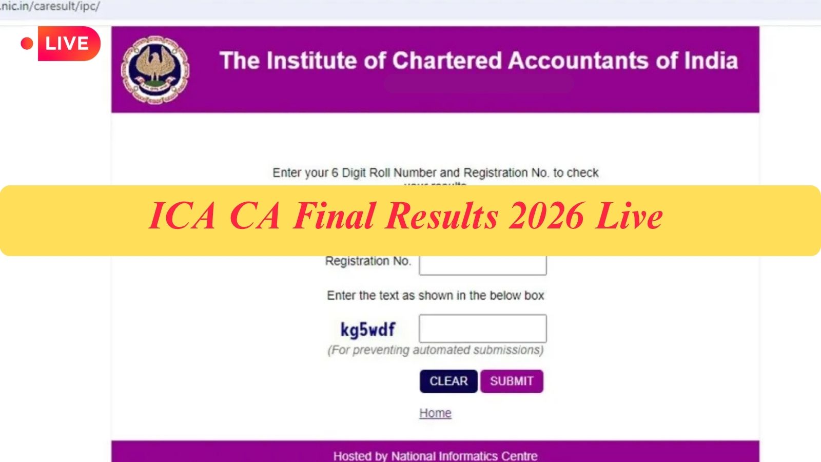 CA May Result Date, Time, Pass Percentage, Download Marksheet Link at icai.nic.in