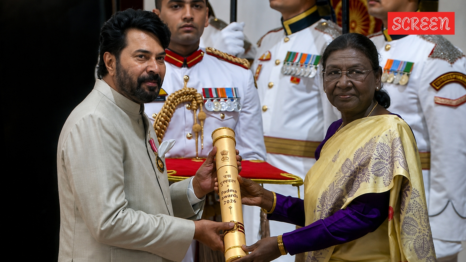 Mammootty, Madhavan and Rohit Sharma among 65 receiving Padma Awards at Rashtrapati Bhavan Today