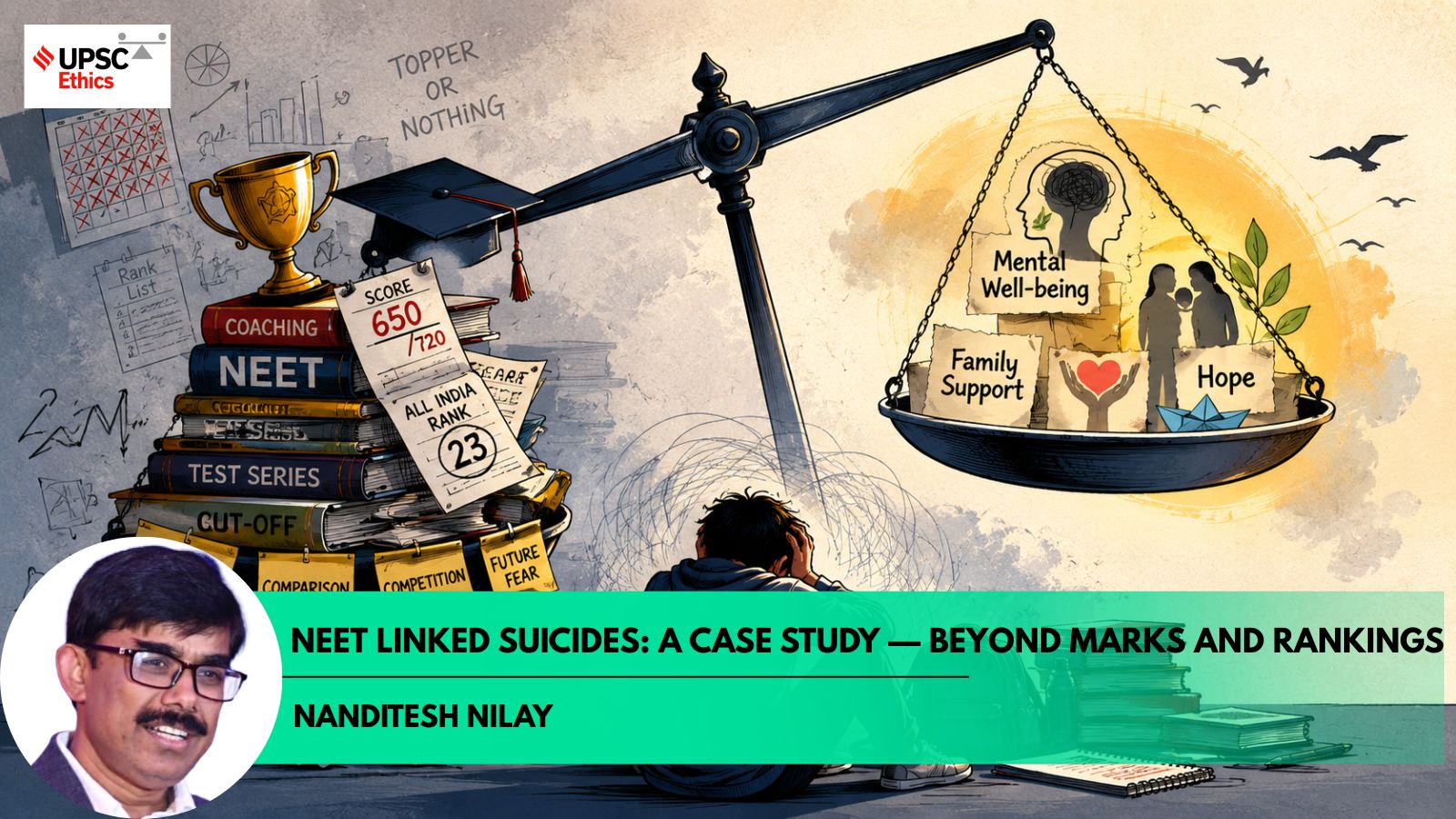 UPSC Ethics Simplified | NEET-linked Suicides: A Case Study