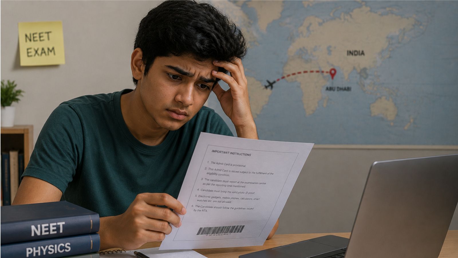 Nagpur student without passport allotted Abu Dhabi centre for NEET re-exam