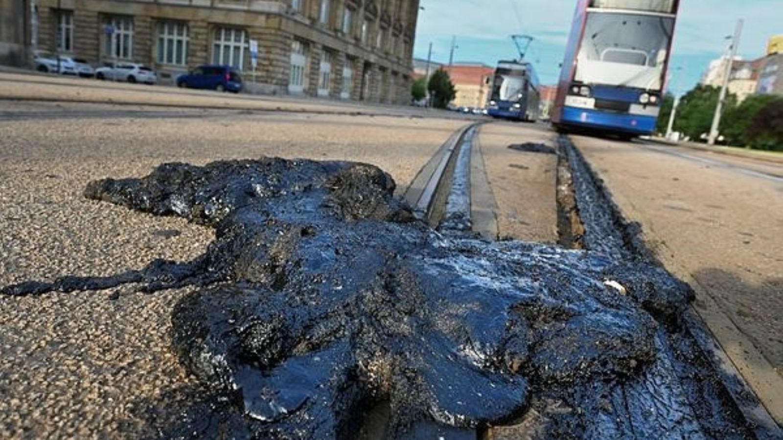 Europe is so hot that eggs are frying on roads and carts are melting