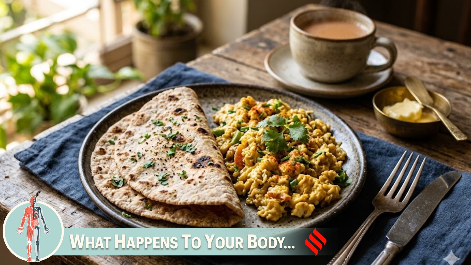 What happens to your body when you eat jowar roti and scrambled eggs twice a day? | Health News