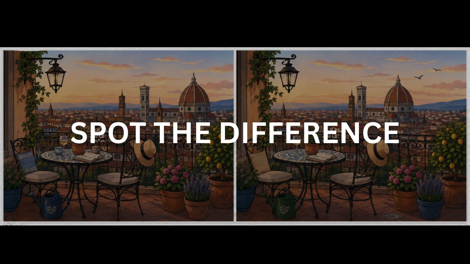 Can you spot all the hidden differences in these balcony scenes in 60 seconds? | Lifestyle News