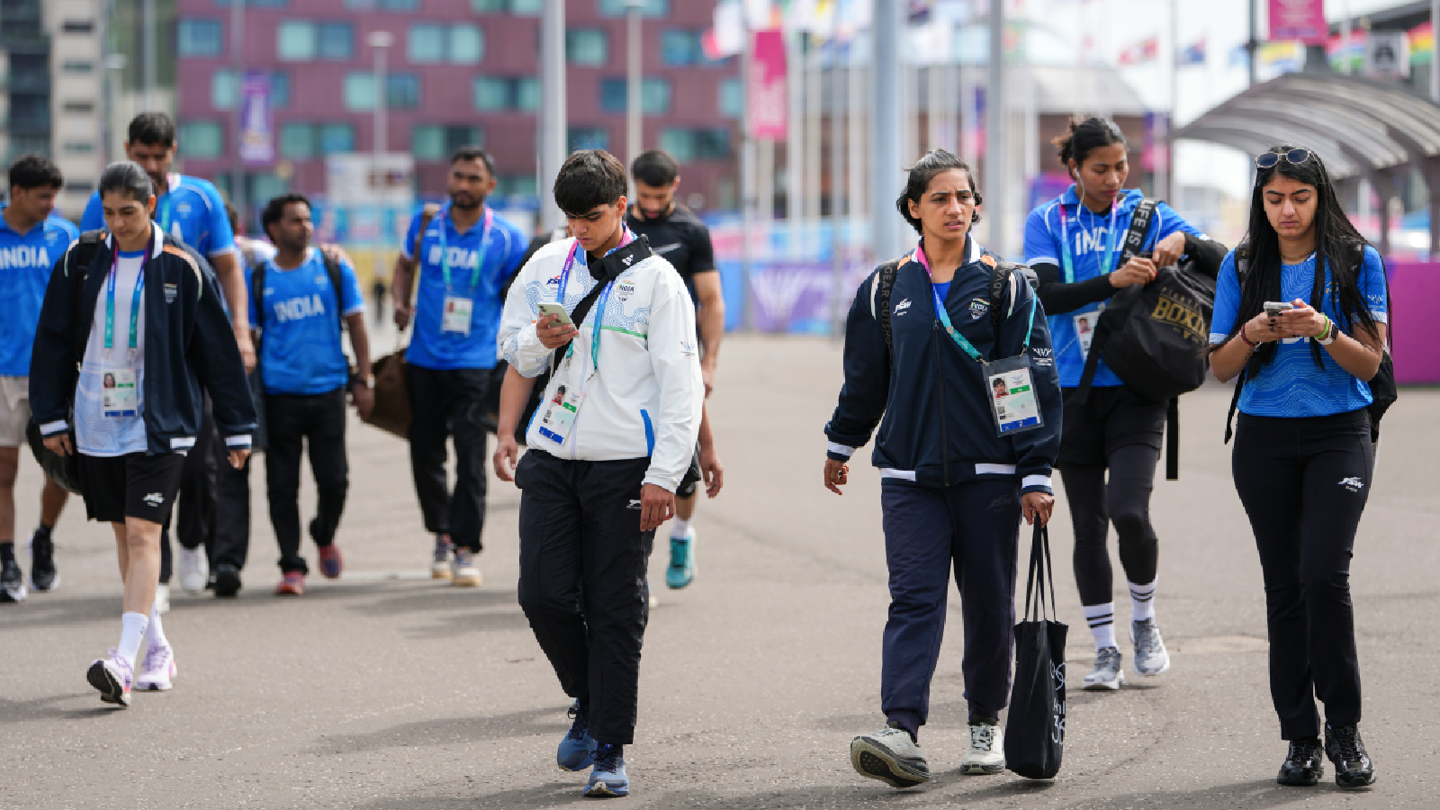 Full list of Indian athletes in action