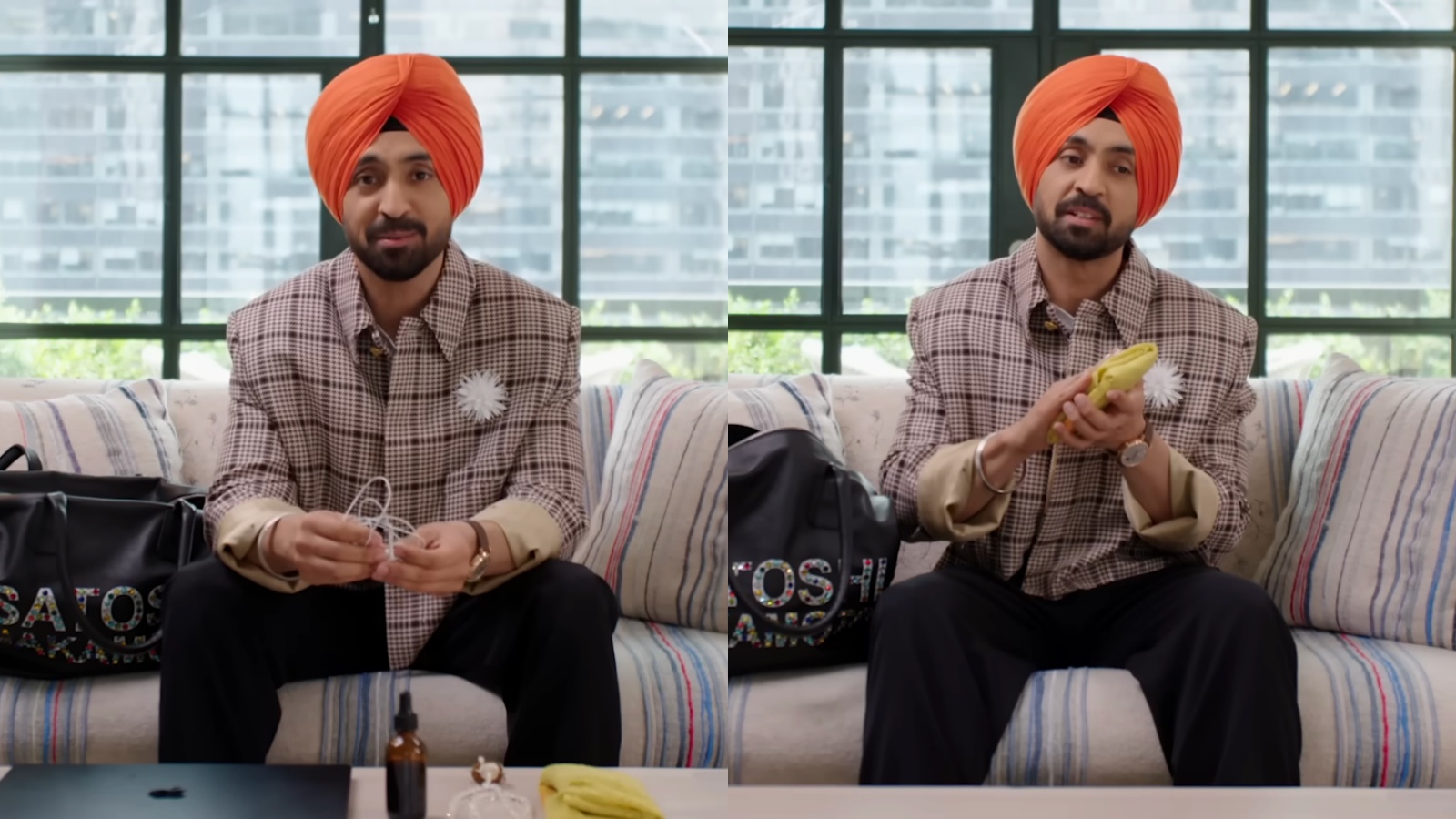 Diljit Dosanjh reveals what’s in his Rs 3.45 lakh luxury bag