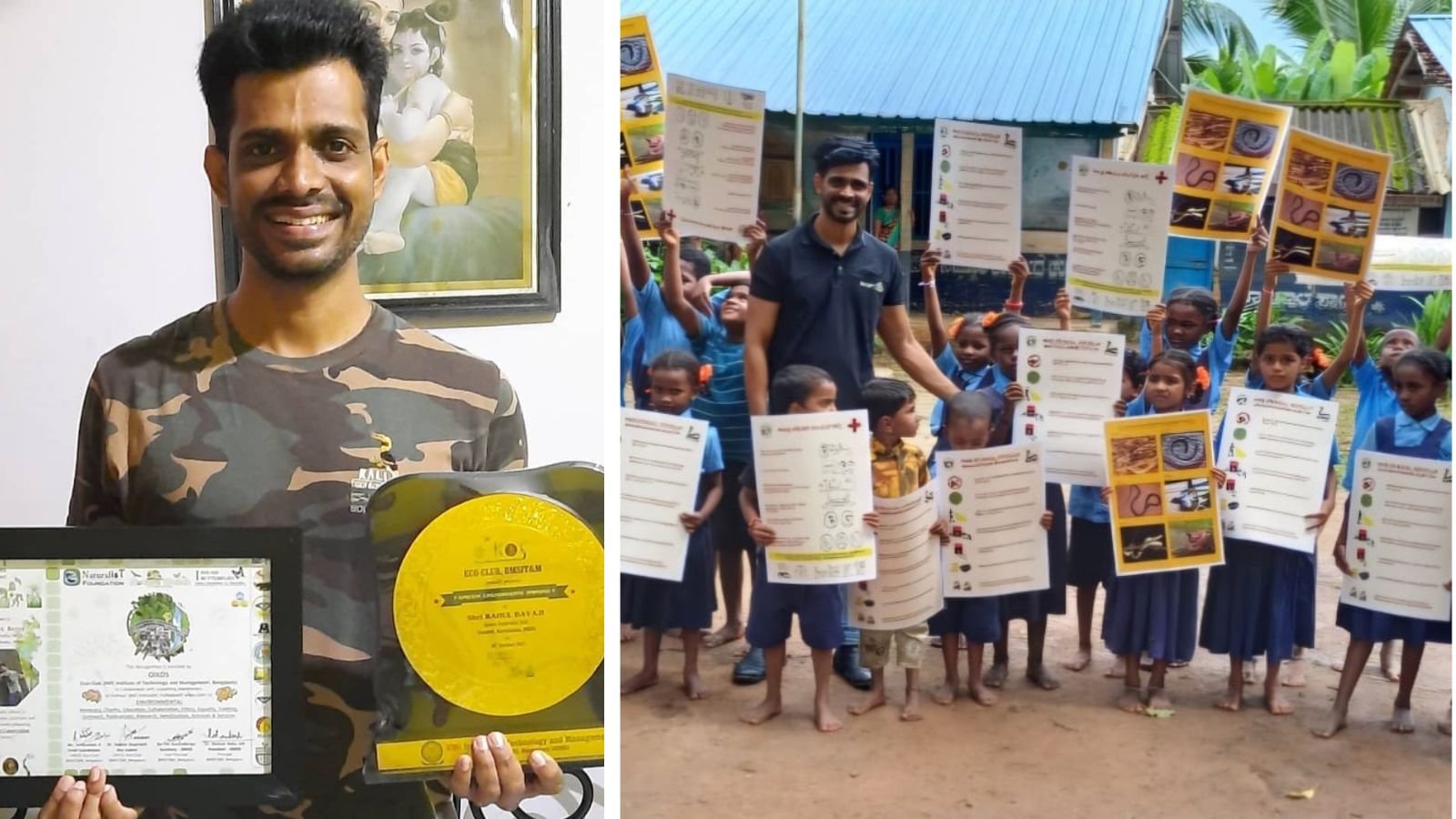Unsung Hero| Meet Rahul Bavaji, the conservationist educating tribal children in Karnataka | Bangalore News