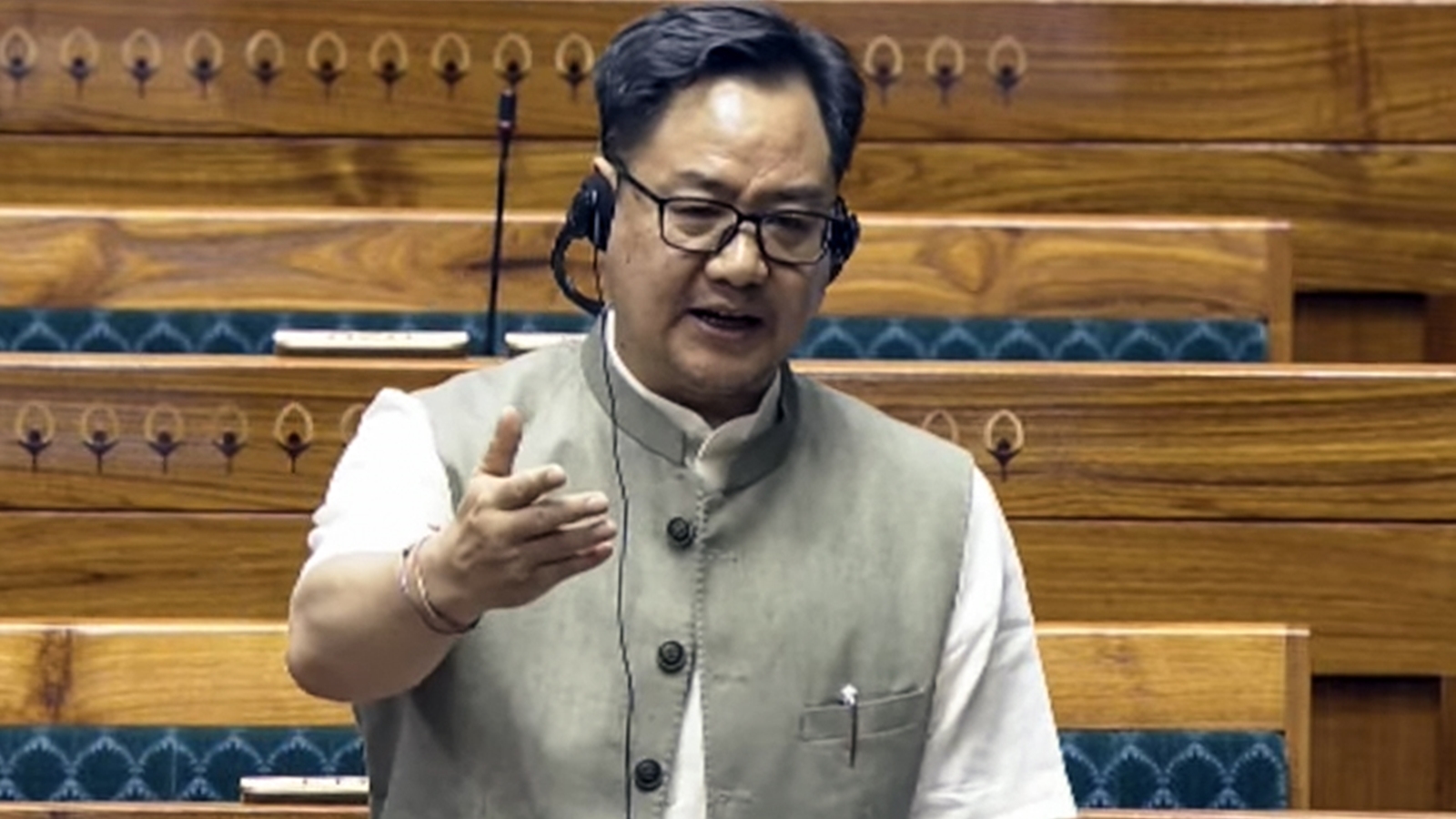 Parliament disrupted for fourth straight day over paper leak | India News