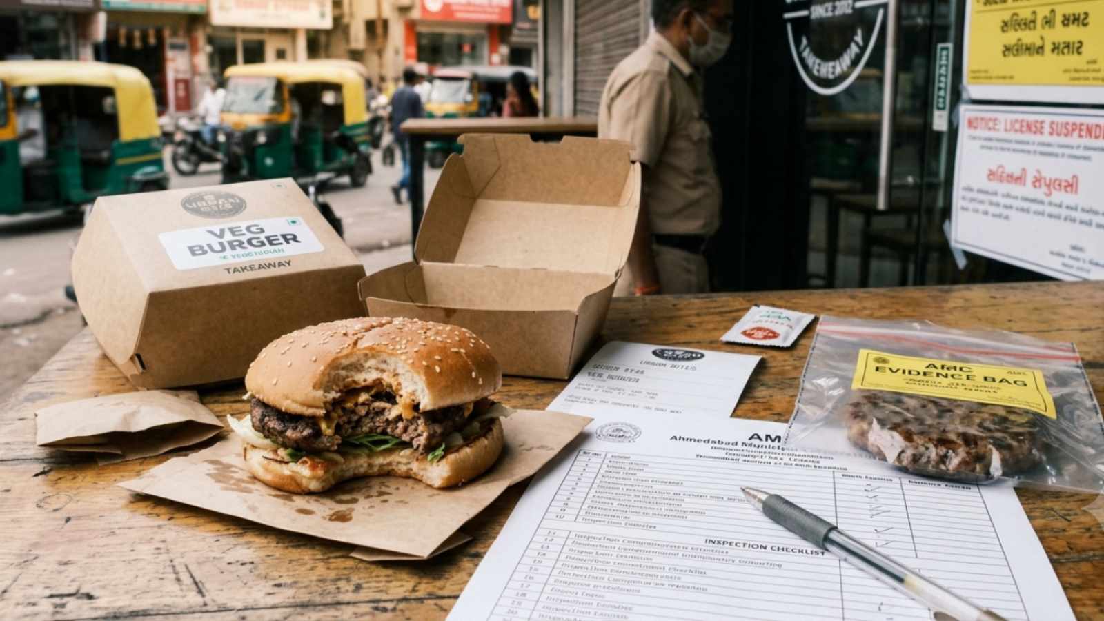 Popular fast-food outlet in Ahmedabad sealed for serving ‘non-veg’ burger | Ahmedabad News