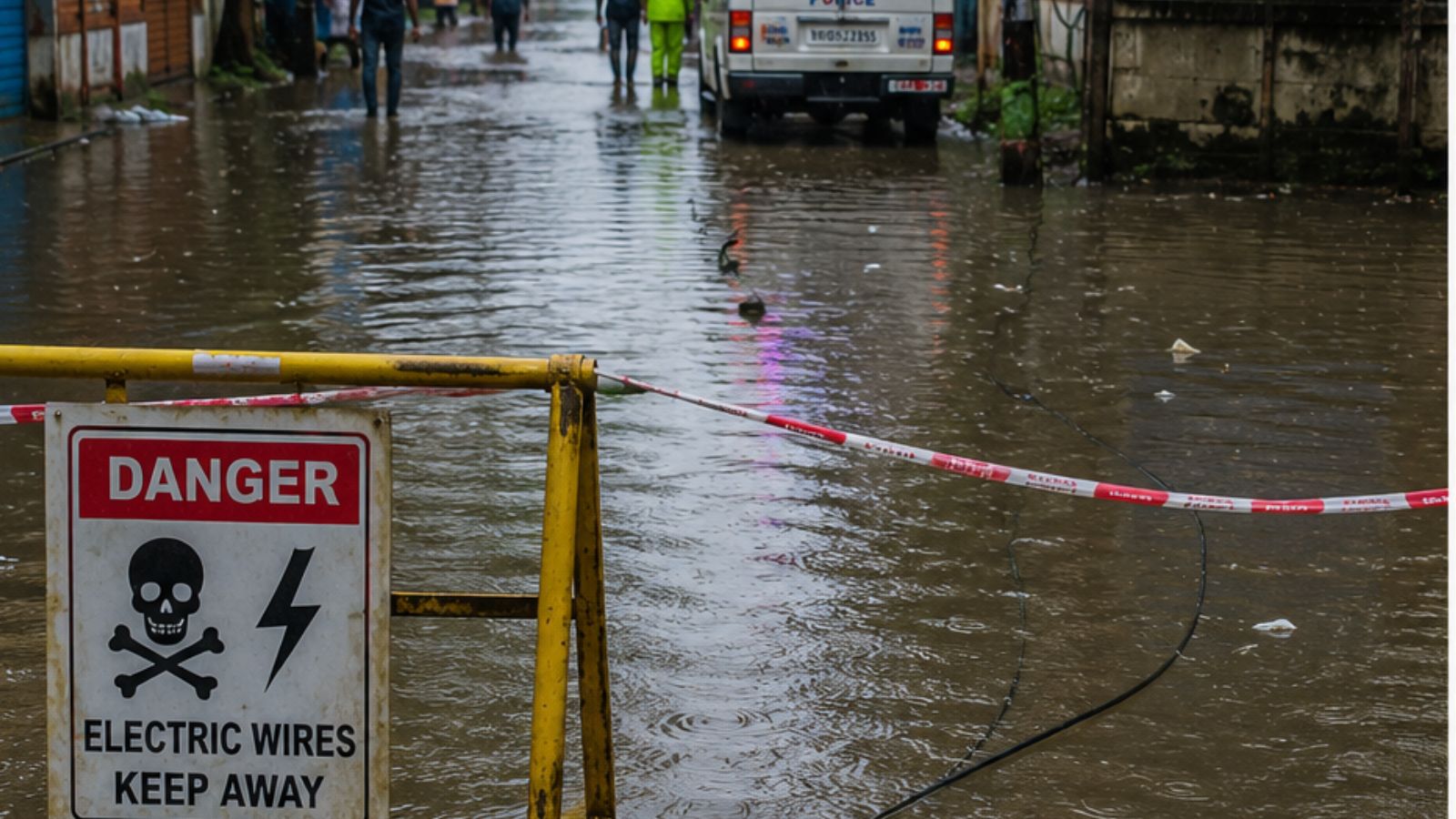 Thane woman electrocuted in flooded street following heavy rain | Mumbai News