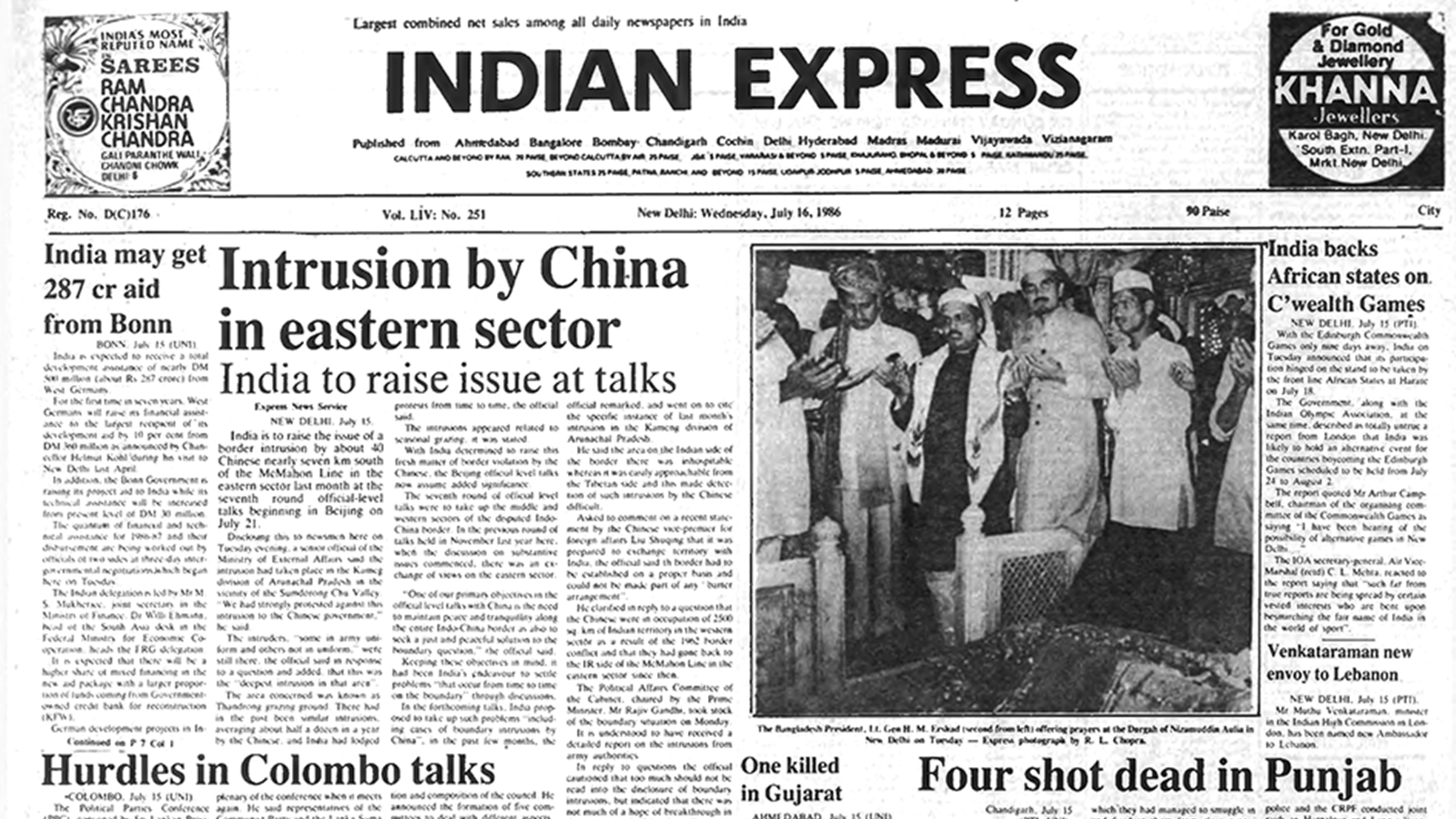 40 years ago July 16, 1986: Chinese incursion