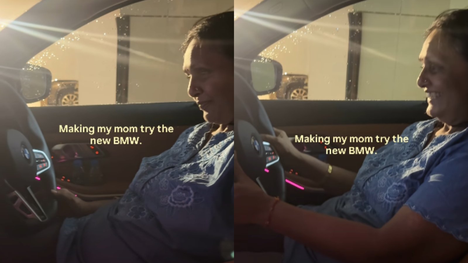 ‘Her reaction is priceless’: Mother’s joy on seeing son’s new BMW wins hearts online | Trending News