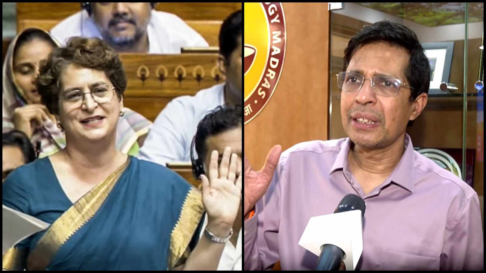 ‘Cow urine expert’: Priyanka Gandhi mocks IIT professor in Lok Sabha speech | India News