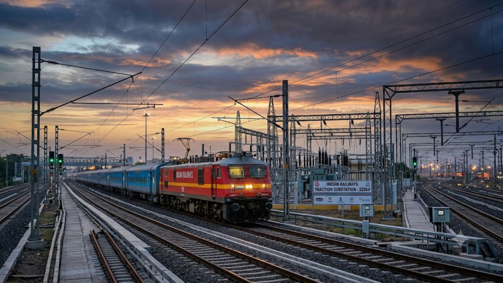 Indian Railways uses nearly 3 billion units of electricity every month for smooth train operations