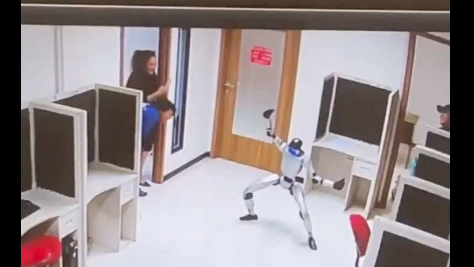 ‘Robot uprising’ video goes viral: What really happened in this wild office footage from Indonesia | Technology News